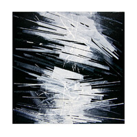 sans titre 
 2023-005. Acrylique et encres à alcool sur bois. 20 x 20 cm. 
2023 – Dominique Vial