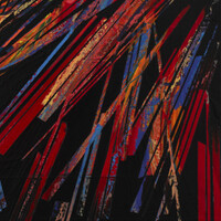 sans titre 
 2023-012. Acrylique, peinture solide et encres à alcool sur bois. 20 x 20 cm. 
2023 – Dominique Vial