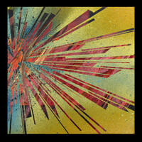 sans titre 
 2023-015. Acrylique, encre à alcool, encre solide et émulsion vinylique sur bois. 20 x 20 cm. 
2023 – Dominique Vial