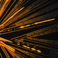 sans titre 
 2023-021. Acrylique, encres à alcool, aquarelle sur bois. 20 x 20 cm. 
2023 – Dominique Vial