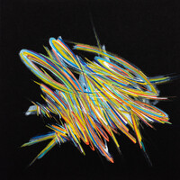 sans titre 
 2023-024. Acrylique et encre pigmentée sur papier Fabriano. 20 x 20 cm. 
2023 – Dominique Vial