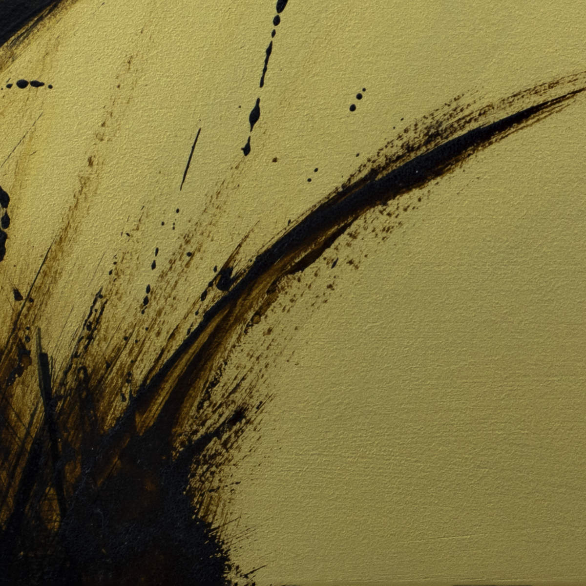 sans titre 
 2023-025. Acrylique, encre à alcool, encre à base de goudron et résine sur bois. 54 x 26 cm. 
2023 – Dominique Vial