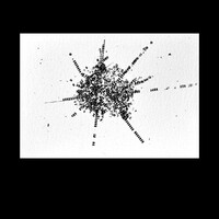 sans titre 
 2024-02. Transferts (décalcomanie) et encres sur papier Fabriano. 23 x 26 cm. 
2024 – Dominique Vial