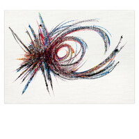 sans titre 
 2024-04. Acrylique, Bic, encre pigmentée et encre solidifiée sur papier huile Figueras Canson. 33 x 24 cm. 
2024 – Dominique Vial