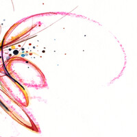 sans titre 
 2024-09. Acrylique, Bic, encre pigmentée, encre solidifiée, encres à alcool sur papier Fabriano. 20 x 20 cm. 
2024 – Dominique Vial