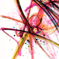 sans titre 
 2024-09. Acrylique, Bic, encre pigmentée, encre solidifiée, encres à alcool sur papier Fabriano. 20 x 20 cm. 
2024 – Dominique Vial