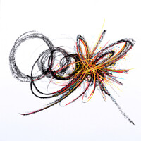 sans titre 
 2024-10. Acrylique et peinture solidifiée sur papier Fabriano. 20 x 20 cm. 
2024 – Dominique Vial