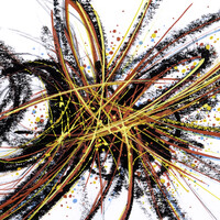 sans titre 
 2024-10. Acrylique et peinture solidifiée sur papier Fabriano. 20 x 20 cm. 
2024 – Dominique Vial