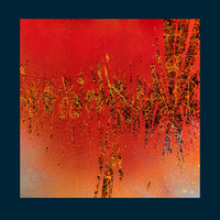 sans titre 
 2025-02. Acrylique et encres à alcool sur bois. 50 x 50 cm. 
2025 – Dominique Vial