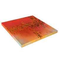 sans titre 
 2025-02. Acrylique et encres à alcool sur bois. 50 x 50 cm. 
2025 – Dominique Vial