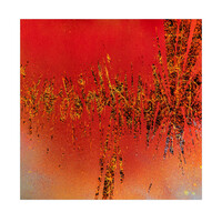 sans titre 
 2025-02. Acrylique et encres à alcool sur bois. 50 x 50 cm. 
2025 – Dominique Vial