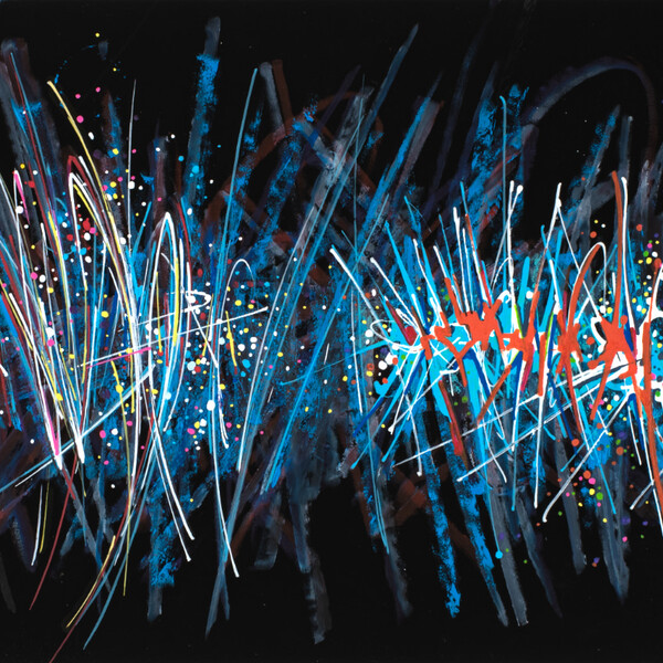 

sans titre
 
 2025-06b &ndash; Acrylique et peinture solidifi&eacute;e sur papier Yupo &ndash;  &ndash; 2025