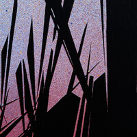 sans titre 
 2025-07. Acrylique sur bois. 50 x 50 cm. 
2025 – Dominique Vial