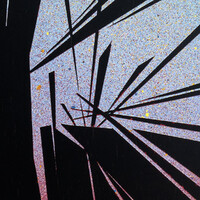 sans titre 
 2025-07. Acrylique sur bois. 50 x 50 cm. 
2025 – Dominique Vial