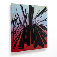 sans titre 
 2025-07. Acrylique sur bois. 50 x 50 cm. 
2025 – Dominique Vial