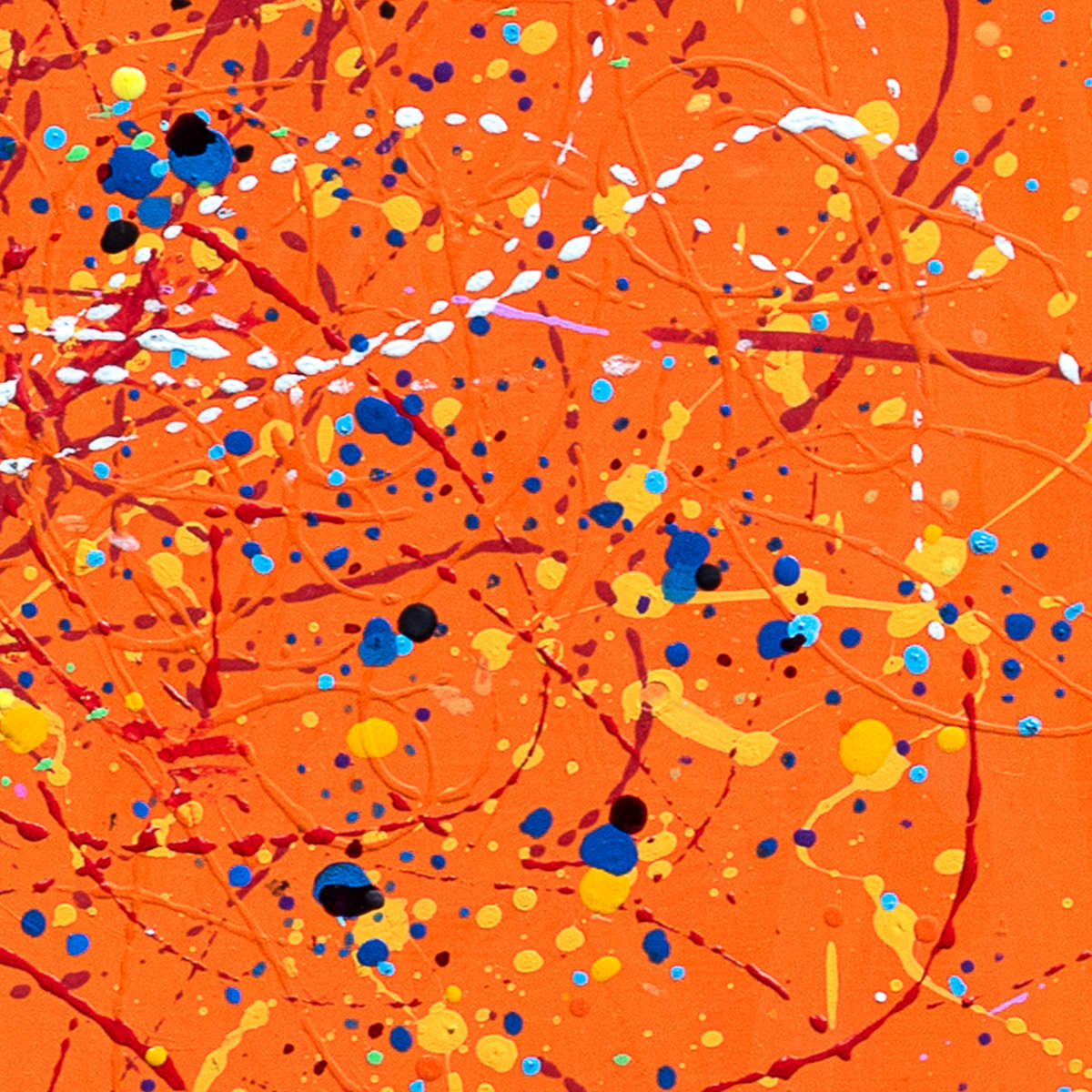 sans titre 
 2025-10. Acrylique, peinture solide et encre à alcool sur bois. 20 x 20 cm. 
2025 – Dominique Vial